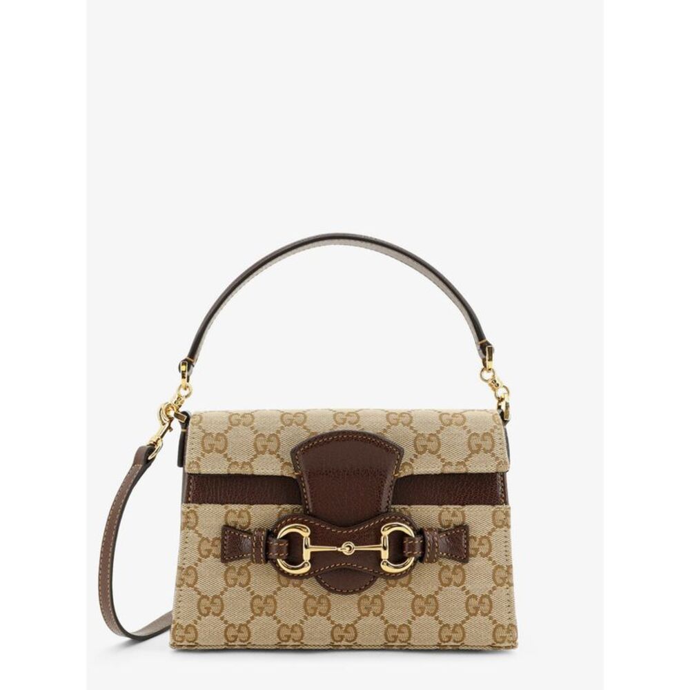 Gucci Women Horsebit Duomo Gg Canvas Handbag